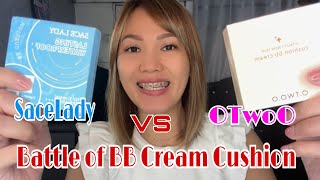 SACE LADY VS OTWOO BB CREAM CUSHION review sacelady otwoo bbcreamcushion [upl. by Annazor]