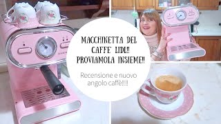 RECENSIONE MACCHINETTA CAFFE LIDL NUOVO ANGOLO CAFFE [upl. by Olwen]