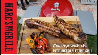 Whats Cooking on the Patio Bistro Electric Grill from CharBroil [upl. by Aritak]