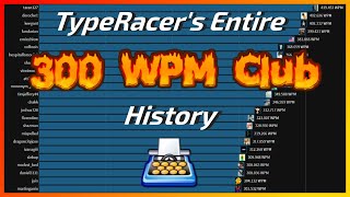 History of TypeRacers 300 WPM Club [upl. by Carlen]