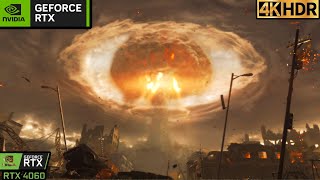 Makarov Nuclear Bomb Blast Scene In Middle East  Ultra Realistic Gameplay COD MW Remastered [upl. by Balac]