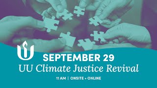 UU Climate Justice Revival led by Rev Israel Buffardi [upl. by Norval]