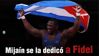 Campeón de Lucha Grecorromana en Mijaín López agradece a Fidel Cuba Olympics Tokio2020 [upl. by Galligan]