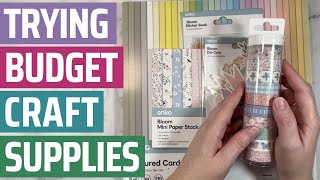 I tried CHEAP Scrapbook Supplies  Kmart Haul Review and Scrapbook Tutorial [upl. by Eitsirc528]