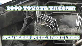 How to Install 20082011 Toyota Tacoma Brake Lines [upl. by Margot548]