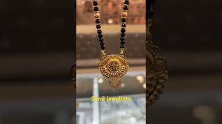 ￼ Gold Mangal Sutar pendant Sunil Jewellers 1008 [upl. by Enelcaj565]