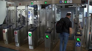 Are BARTs new 7foot fare gates working to deter evaders Heres what agency says [upl. by Einnaf]