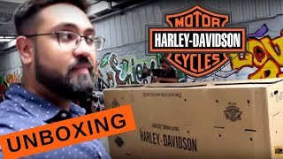 HARLEY DAVIDSON IRON 883  Unboxing amp Delivery India [upl. by Coke]