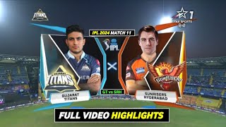 GT vs SRH Highlights 2024  IPL 2024 Gujarat vs Hyderabad Highlights  GT vs SRH 2024 Highlights [upl. by Ennairak]