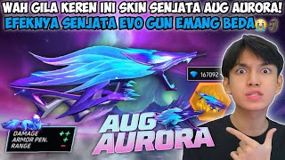 GILAK KEREN PARAH INI SKIN SENJATA AUG AURORA EFEKNYA SENJATA EVO GUN EMANG BEDA😭🗿 [upl. by Repsihw592]