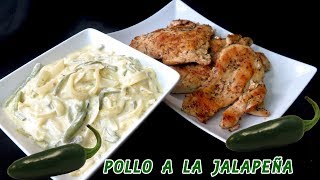 Pechugas de pollo en salsa a la jalapena [upl. by Cosetta]