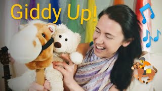 Giddy Up Horsey Rhyme with Becky Bops 🎶😍🎵🏇🐴 Music fun for Babies and Toddlers 😍 [upl. by Ellenar576]