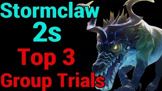 2s Stormclaw Top 3 Group Trials With War Pike Build  Dauntless [upl. by Novyaj512]