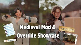 Sims 4  BEST Medieval Mods amp Overrides Showcase with Links  2023 [upl. by Crowns]