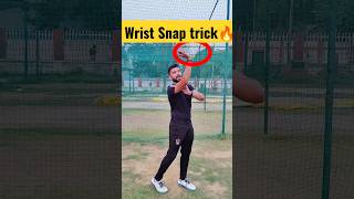 Wrist snap trick to increase bowling speed 🔥 How to do wrist snap✅ shorts shortsvideo cricket [upl. by Yhtommit]