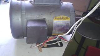 Video Motor Baldor 5 HP v110208 [upl. by Isnan336]