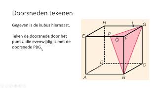 Ruimtemeetkunde  Doorsneden tekenen 2 HAVOVWO amp 2 VWO [upl. by Ennaitsirk105]