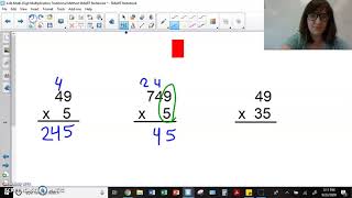 Multi Digit Multiplication Traditional Method [upl. by Aohk]