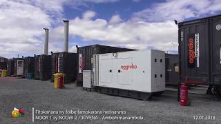 Deux nouvelles centrales électriques de 76 MW à Ambohimanambola [upl. by Ynomrah]