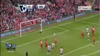 Liverpool vs West Bromwich 41 2013 all Goals and Highlights 26102013 [upl. by Lucrece549]