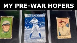 My PreWar HOF Baseball Card Collection A Table Top Display for 4LeafCards [upl. by Naji]