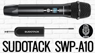 Sudotack SWPA10  UHF Wireless Dynamic Microphone  Test  Review [upl. by Adrien]