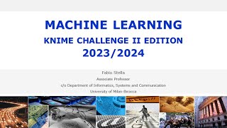 MACHINE LEARNING  KNIME CHALLENGE II EDITION20232024 [upl. by Leamhsi]