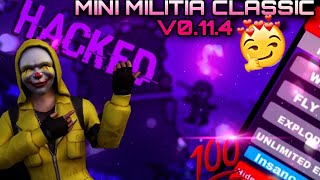 MINI MILITIA CLASSIC 0114 MOD APK MINI MILITIA MOD MENU APK DOWNLOAD [upl. by Llewon]