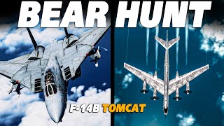 BEAR HUNT  F14 Tomcat Vs Mig31 Foxhound  Digital Combat Simulator  DCS [upl. by Willcox]