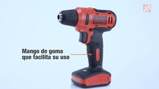 ATORNILLADOR TALADRO INALÁMBRICO BLACK  DECKER [upl. by Aerdnaed700]