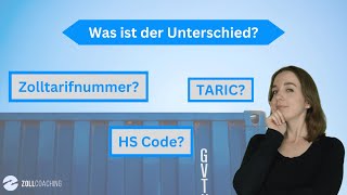 HSCode Zolltarifnummer und TARIC  Was ist der Unterschied [upl. by Giorgio]