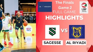 Sagesse vs Al Riyadi Full Game Highlights LBL Finals Game 2 20232024 [upl. by Lissie454]