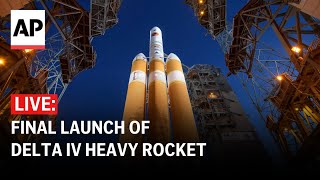 LIVE Delta IV Heavy rocket launch [upl. by Anrapa]