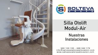 Otolift ModulAir en escalera caracol [upl. by Ayoras302]