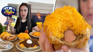 Trying Skyline Chili For The First Time  Testing VIRAL Menu Hacks [upl. by Mechelle]