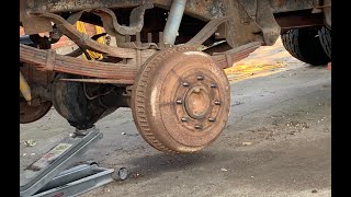 CHEVROLET 34 TON REAR BRAKES AND WHEEL BEARINGS  1981 Squarebody K20 [upl. by Ynetsed]