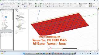 Microstrip patch antenna array 1X8 HFSS Ansys project Antenna [upl. by Acirderf]