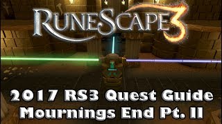 RS3 Quest Guide  Mournings End Part 2  How to Complete the Light Puzzle  2017 [upl. by Leirbaj874]