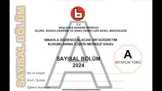 MEB 2024 LGS SORULARINI AÇIKLADI ZANNEDECEKSİNİZ [upl. by Ibrik]