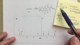 NMR Analysis  Assigning a Spectrum and Predicting a Structure Harder Version [upl. by Ellehsal]