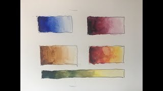 How to Paint a Graded Wash in Watercolor with Chris Petri [upl. by Akenit735]