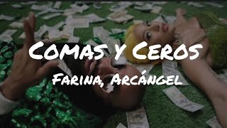 Farina Arcángel  Comas y Ceros letra [upl. by Angelique]