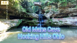 Old Mans Cave at Hocking Hills State Park 2023 [upl. by Flosser]