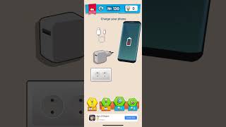 IQ Boost Level 130🎉Charge the phone games iq braingames trending gaming iqboost iqgames [upl. by Ettenahc]