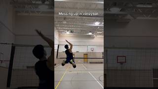 Messing up in volleyball VS basketball fun basketball volleyball [upl. by Nivan]