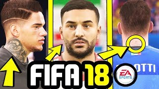 FIFA 18 NEW FACE ADDED amp NEW PLAYER TATTOOS  FIFA 18 WORLD CUP [upl. by Lotsyrc]