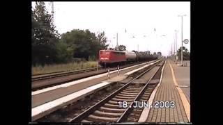 Bahnalltag in Großenhain im Juni 2003 [upl. by Hauser952]