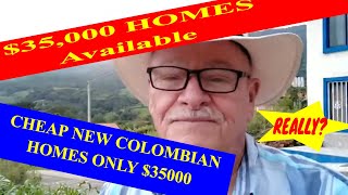 Cheap New Colombian Houses Only 35000 Valle de San José Colombia [upl. by Nittirb166]