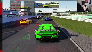 championnat personnaliser gt3 1er course sur assetto corsa [upl. by Kimbra806]