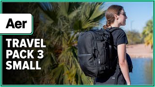 Aer Travel Pack 3 Small Review 2 Weeks of Use [upl. by Chuch]